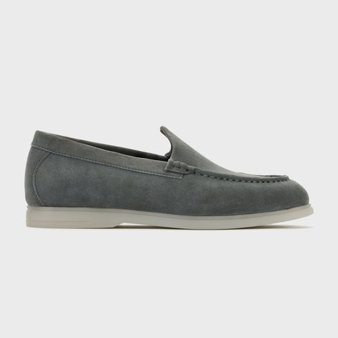 Nagra Loafer | Dark Stone Suede